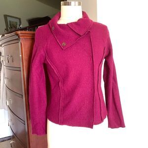 Cache fuchsia wool jacket
